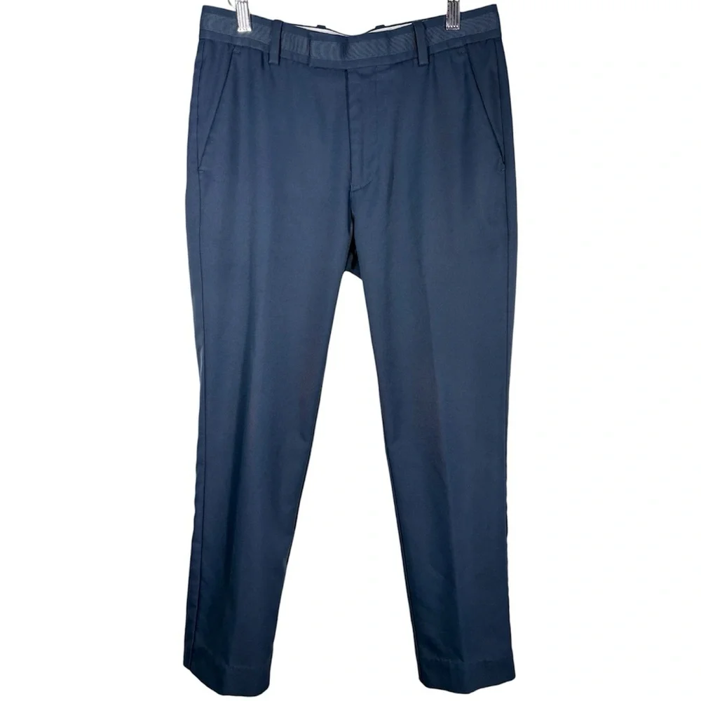 G/Fore Mens Chino Golf Performance Pants Size 30 Navy Blue Classic Tapered - Picture 1 of 11